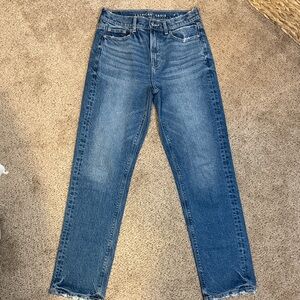 American Eagle Outfitters Women's Classic Blue Straight Leg Jeans